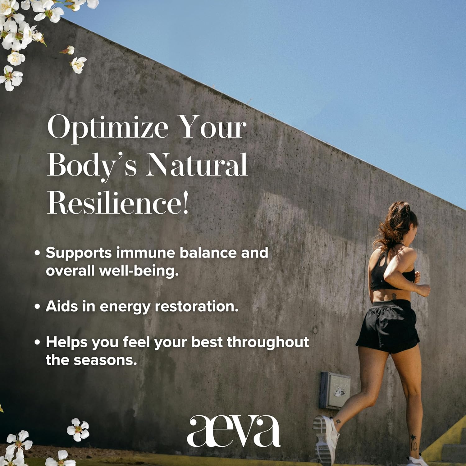 AEVA Immunity Support Enzymes – Functional Wellness Formula with Serrapeptase, Lysozyme, and Lactoferrin – Supports Immune Balance, Resilience & Recovery – Made in California