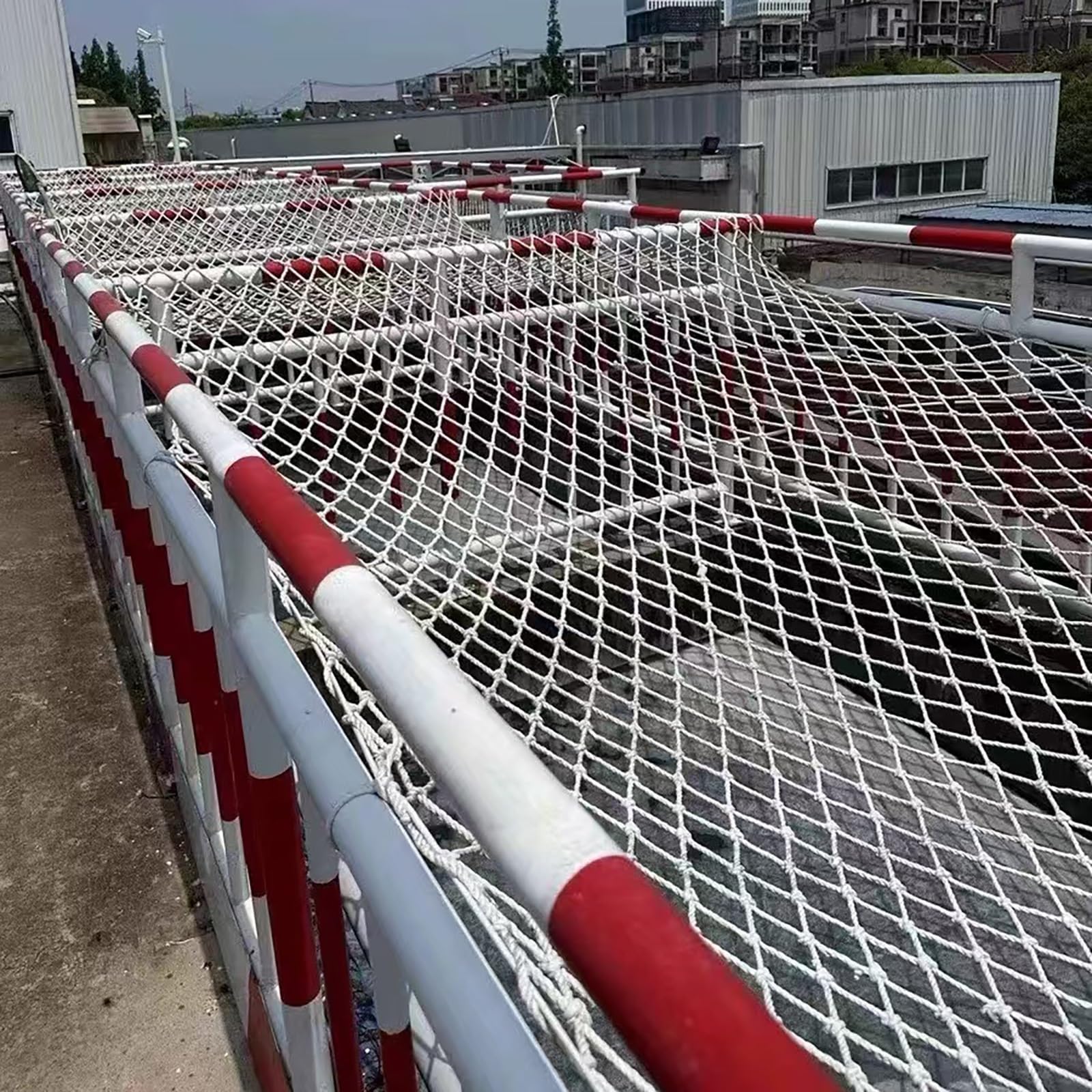 Anhängernetz Ladungssicherungsnetz Gepäcknetz Außenbau-Balkonzaun-Absperrnetz, 5 Cm Kleine Löcher, 1 2 3 M, 4 5 6 7 8 10 12 14 16 18 Meter Lang, Basketballplatzzäune, Containerträger-Van-Frachtsicheru