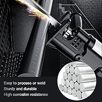 Vista 3 de 2 piezas de varilla redonda de aluminio de 1 pulgada de diámetro, varilla redonda de aluminio 6061 de 13" de largo, T6511 sólido nuevo stock