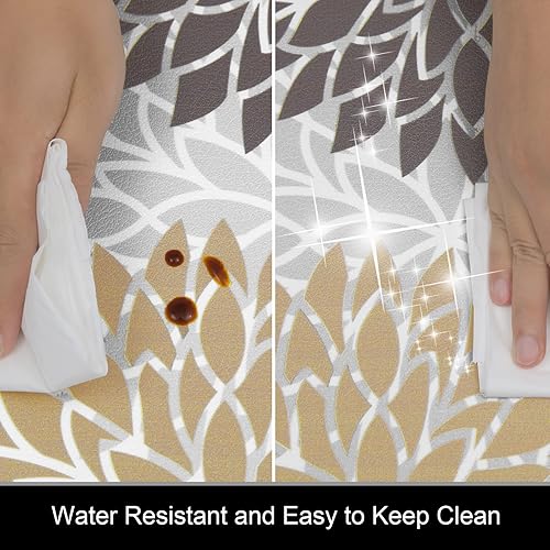 Miniatura 227 de HEBE Kitchen Mat 20"x71" Anti Fatigue Floor Mat Runner Non Slip Kitchen Mats for Floor Waterproof Kitchen Rugs and Mats Ergonomic Cushioned Comfort