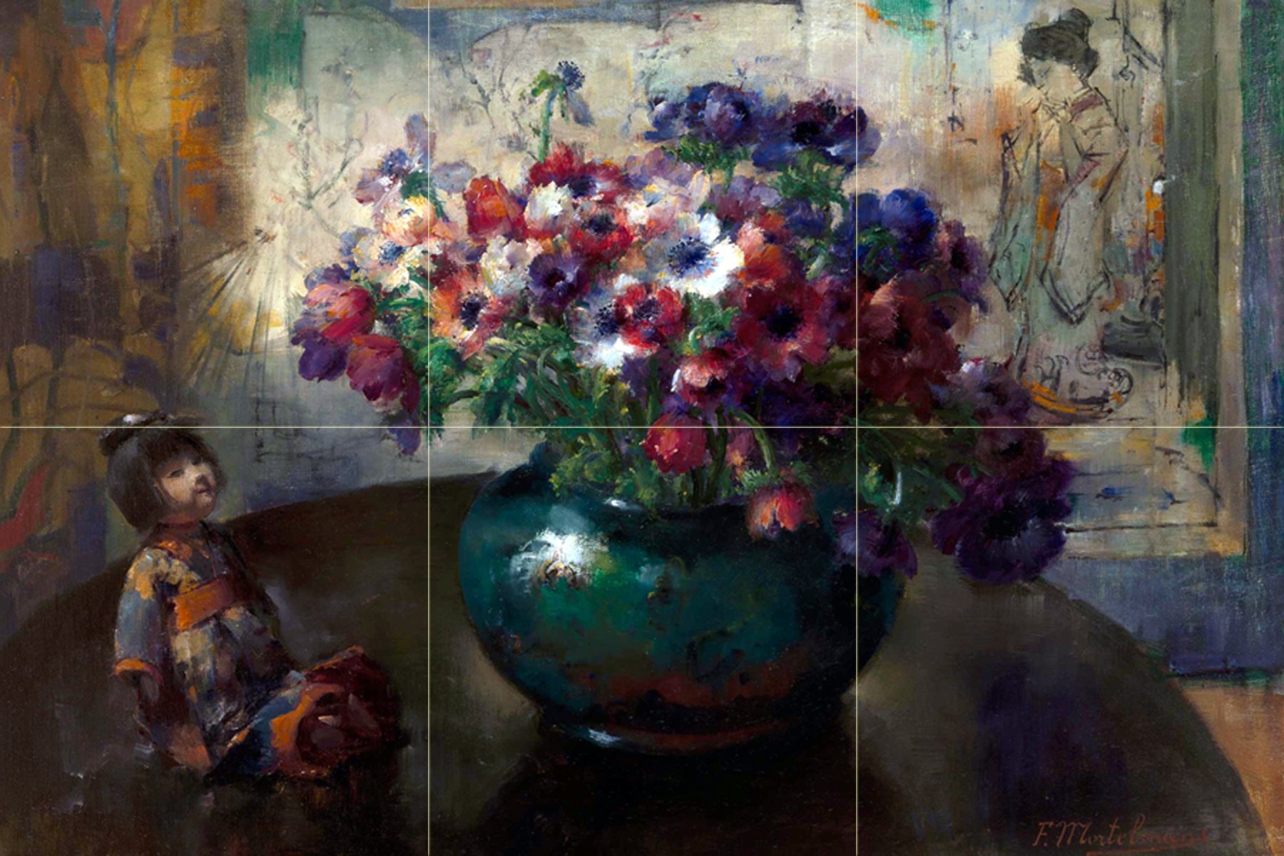 Still life(midium) フランス　花瓶 Still life(midium) フランス花瓶