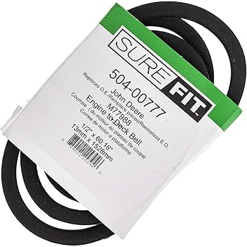 Surefit Deck Drive Belt Replaces John Deere M77988 160 170 245 260 265 285 320 Gt242 262 275 Lx172 173 178 186 188