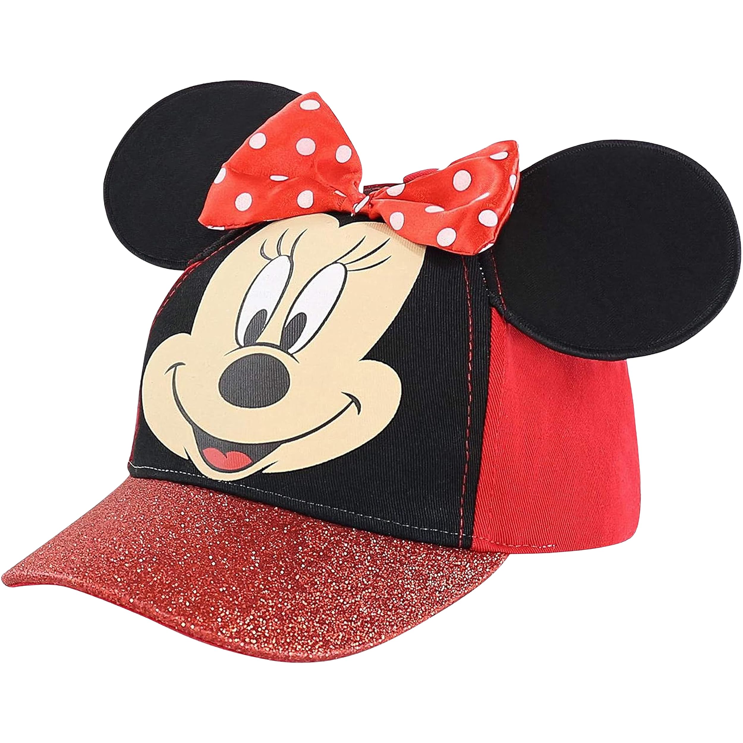 Disney Baseball Cap, Minnie Mouse Ears Adjustable Toddler Or Girl Hats for Kids
