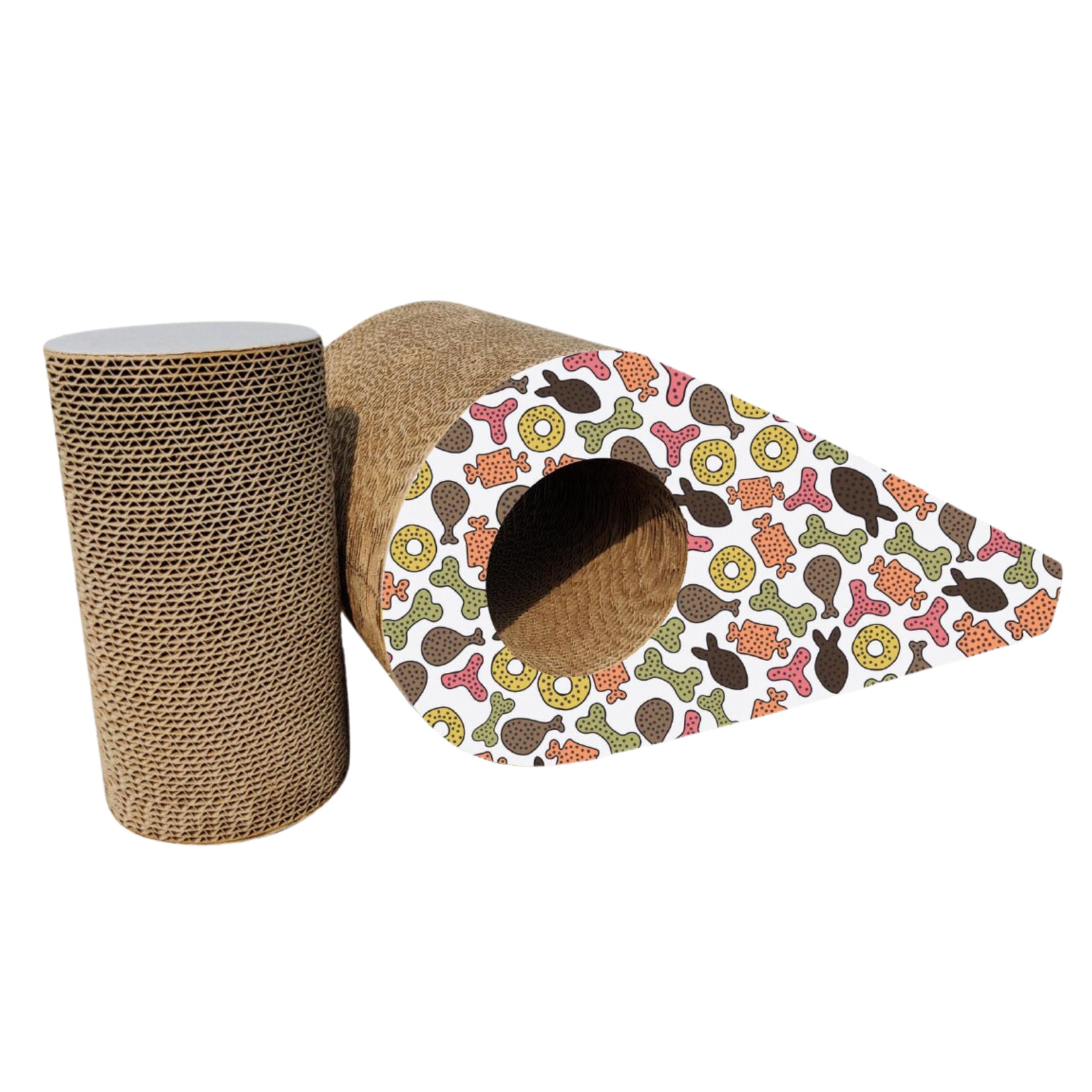 Foodie Puppies Cardboard Cat Scratching Post with Catnip for Cats and Kittens - (Clipart Scratcher) | Corrugated Cat Scratcher Cardboard for Indoor Cats, Kitten, Durable Texture Design (Scratcher) (B0CKRJM9KV) Amazon Price History, Amazon Price Tracker