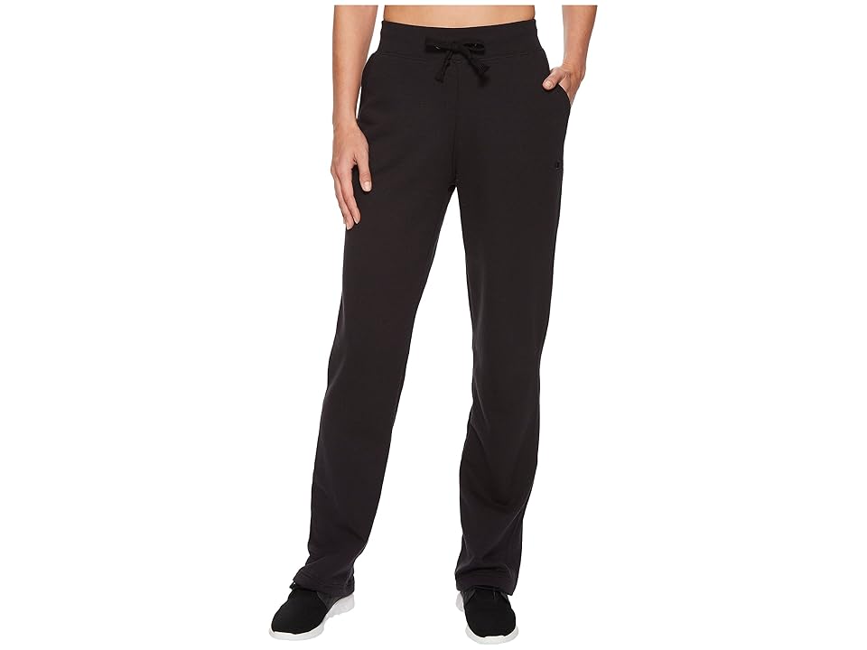 

Champion Fleece Open Bottom Pants (Black) Women's Workout
