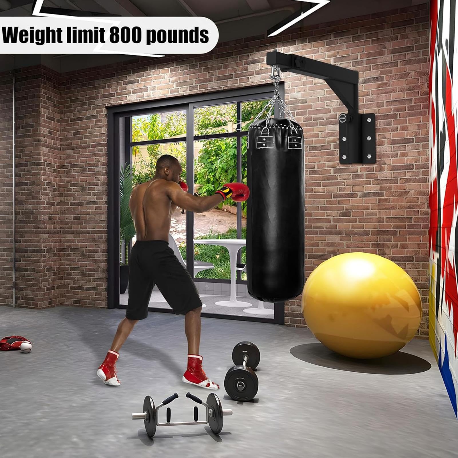 Supporto pesante per sacco da boxe Supporto da soffitto per da boxe