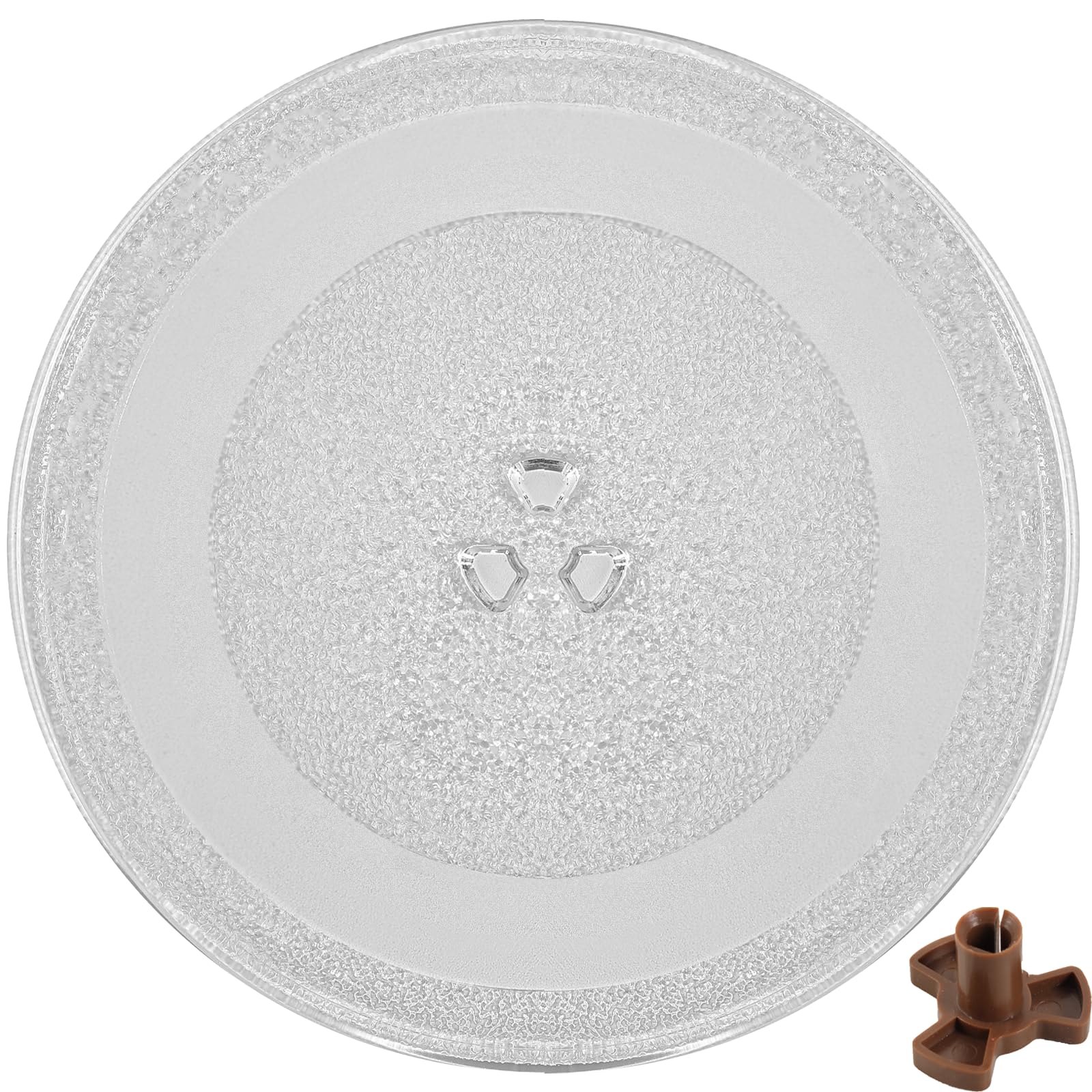 10" Microwave Turntables Replacement, Microwave Glass Plate Compatible with Whirlpool - The Exact Replacement Part of W11367904/ W10337247/ AP6892124/ W11335034/ WPW10337247 etc – Dishwasher Safe