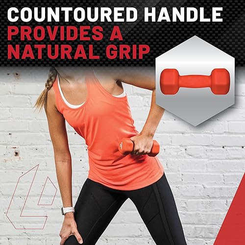 Miniatura 5 de Lifeline Fitness - Pesas de neopreno para mancuernas  Equipo de alta calidad para gimnasio en casa  Múltiples opciones de peso