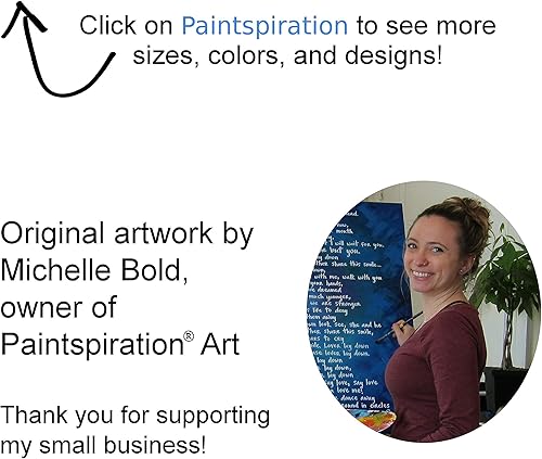 Miniatura 6 de Inhale Exhale Quote Pair of Art Prints Feather Artwork Zen Wall Decor - 2 Pieces Unframed (11x14, Blue & White)