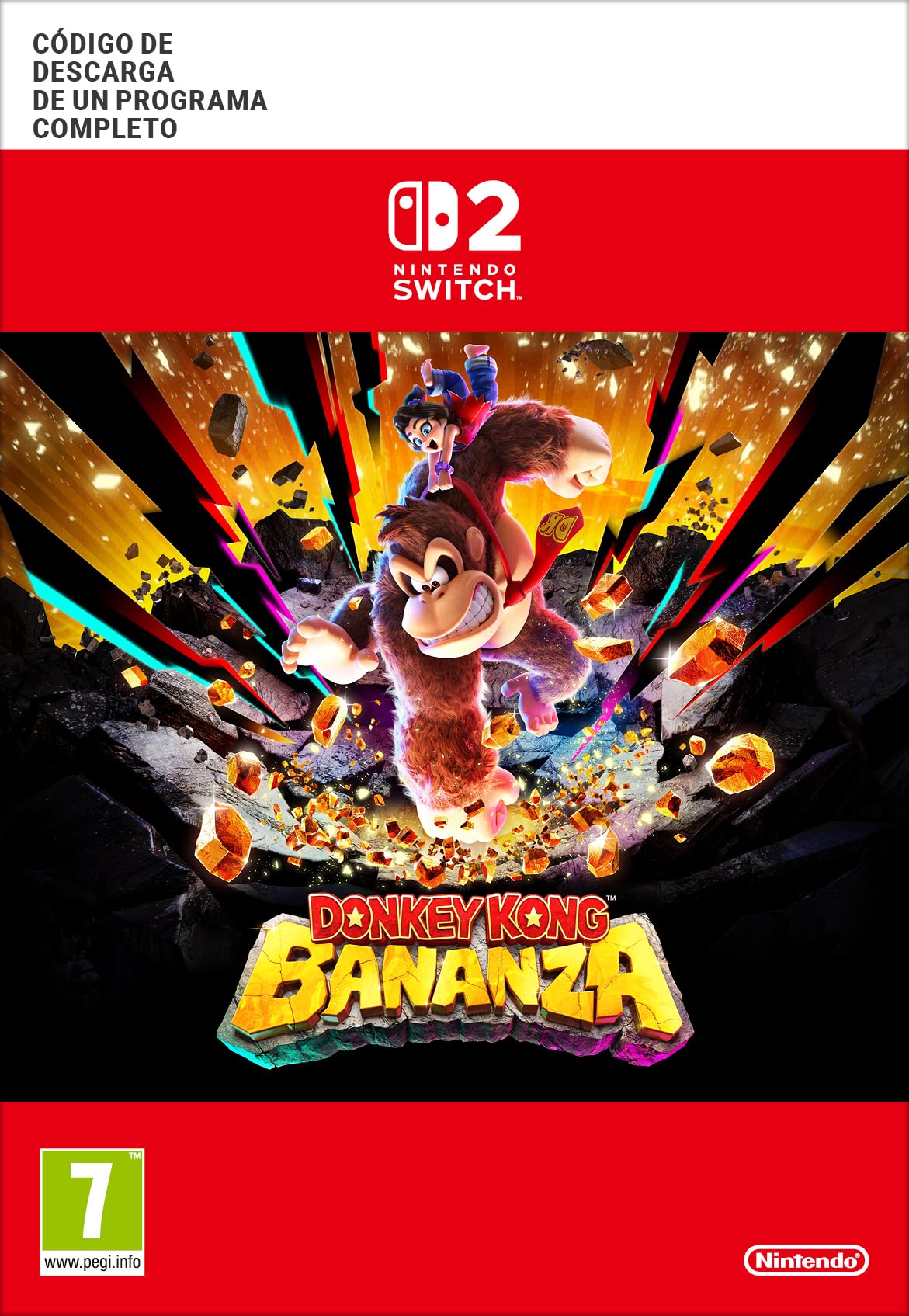 Donkey Kong Bananza Standard | Nintendo Switch 2 - Código de descarga