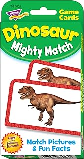 TREND ENTERPRISES, INC. Dinosaur Mighty Match Challenge Cards