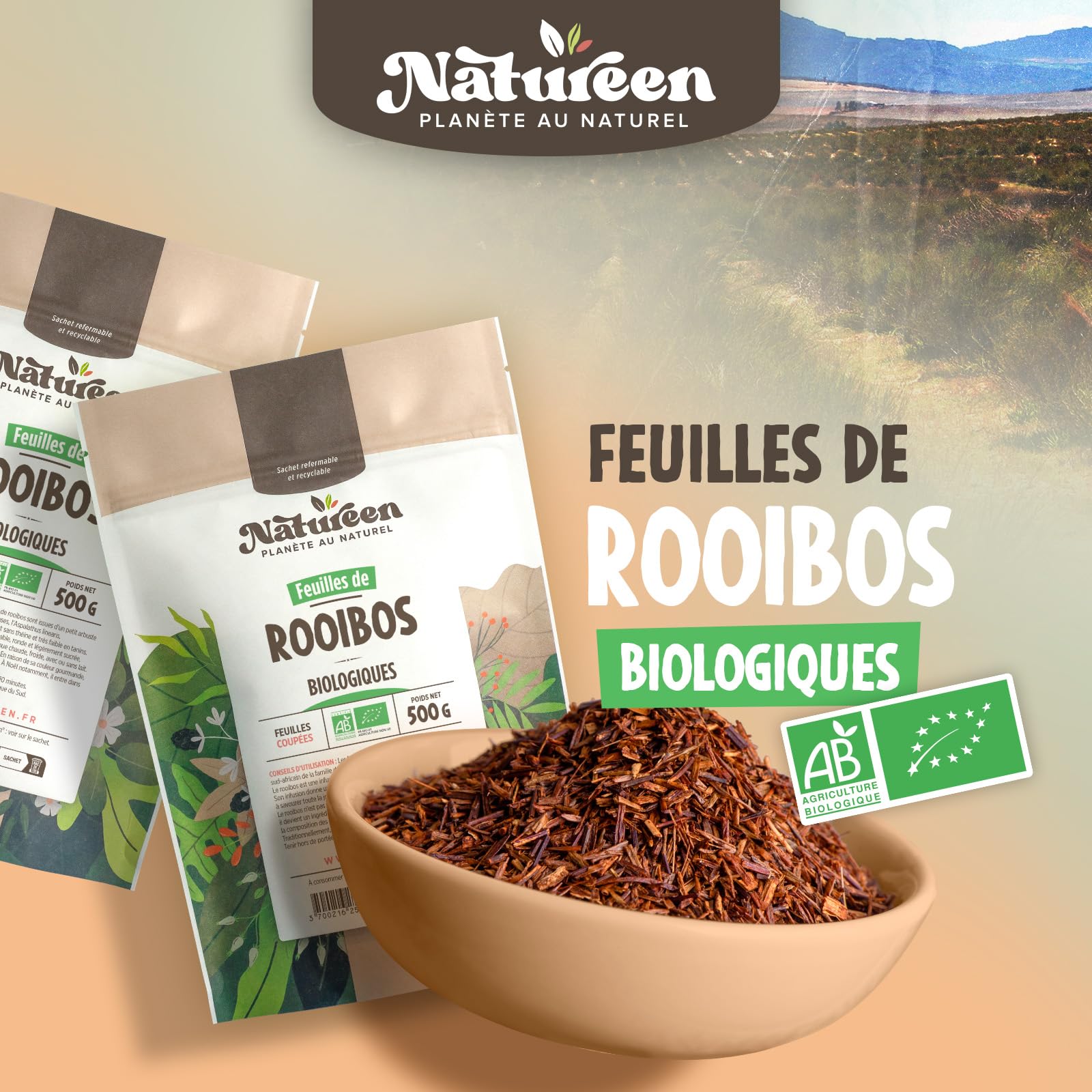 Rooibos Bio (Thé Rouge) - 500g