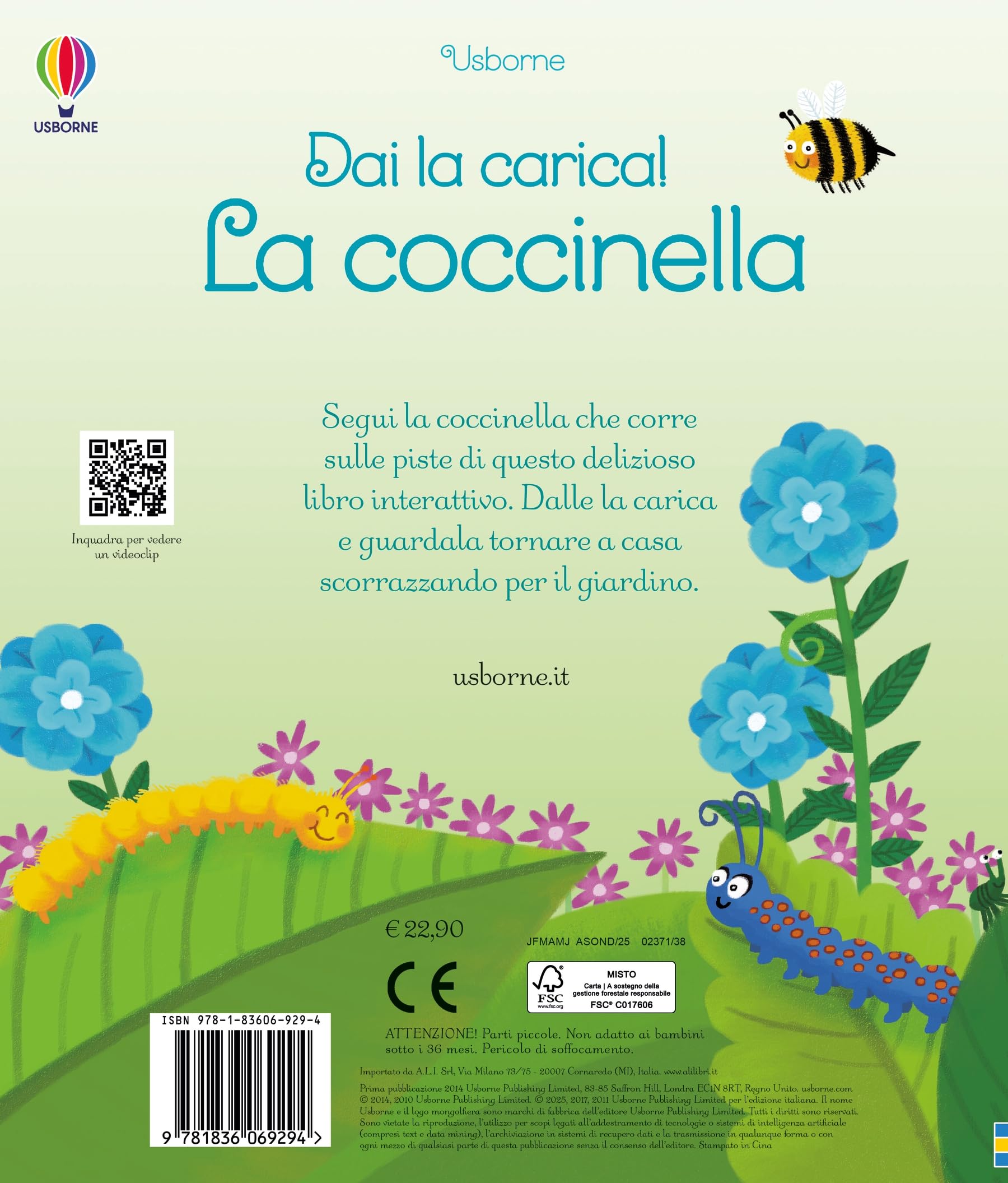 La coccinella. Ediz. a colori. Con coccinella a carica