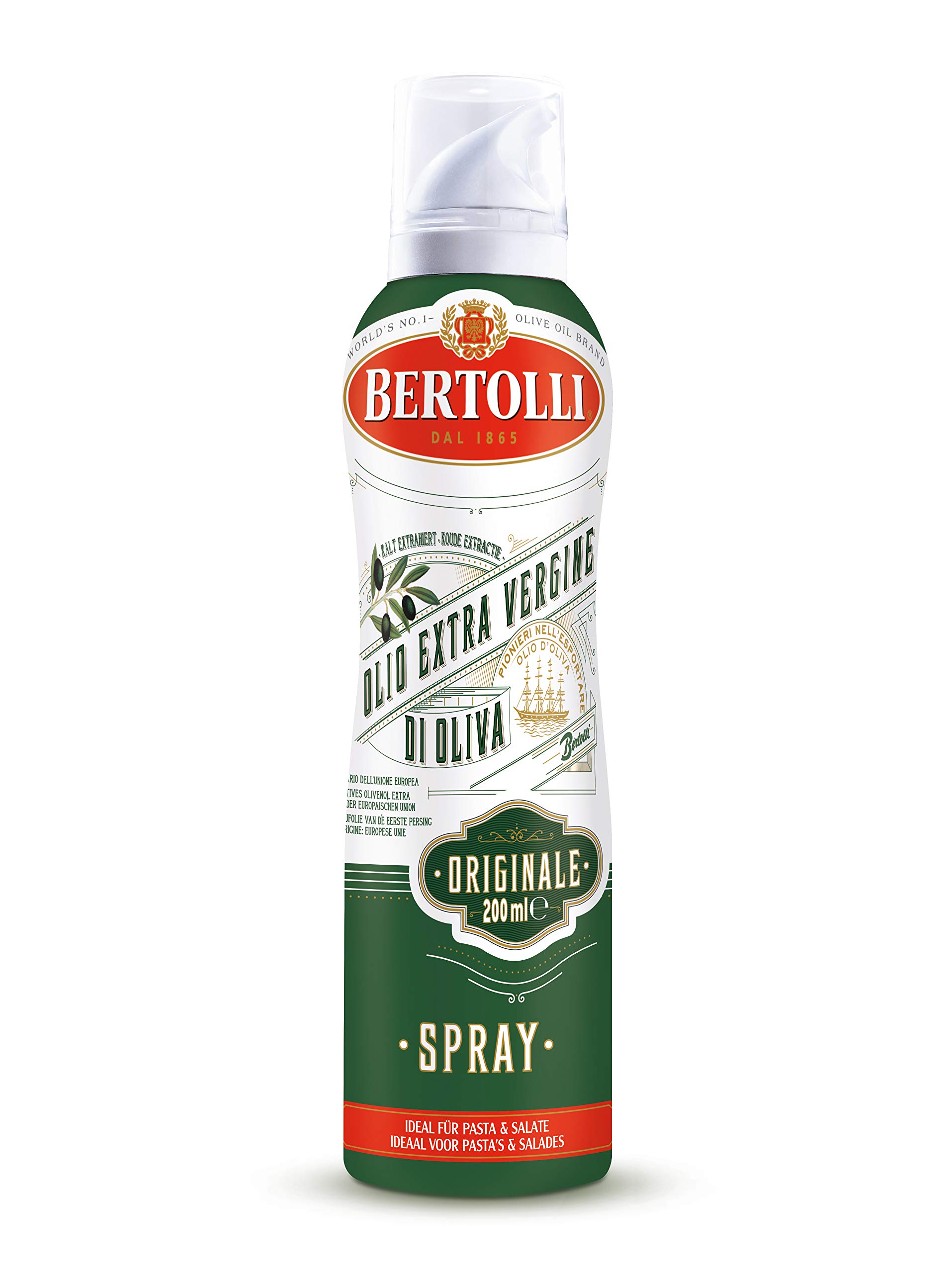 Bertolli Spray Olio Di Oliva Extra Vergine Originale 200ml Lebensmittel & Getränke