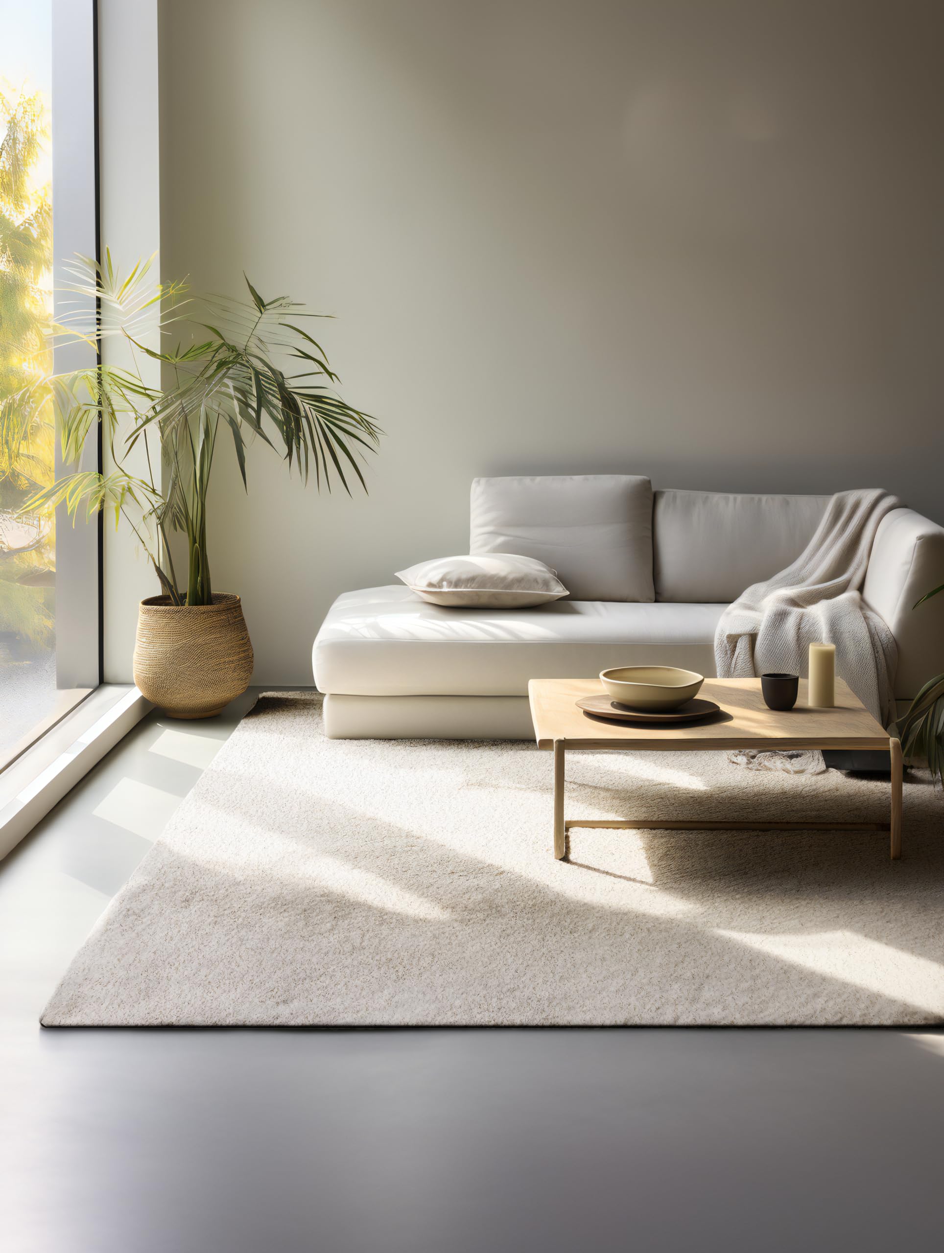 freundin Home Collection Shaggy Rug, Fluffy High Pile Living Room Rug