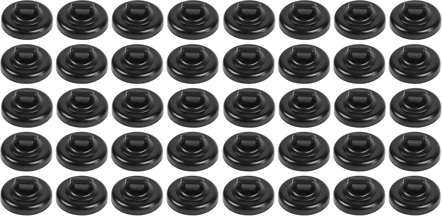 Magnet Zip Tie Mount Clips Magnetic Zip Ties Mount Base Holder Strong Wire Cable Holder Mount Wire Clips Management for Home Office Marine Electrical Wiring (D23 20Pcs) (Pack of 2)