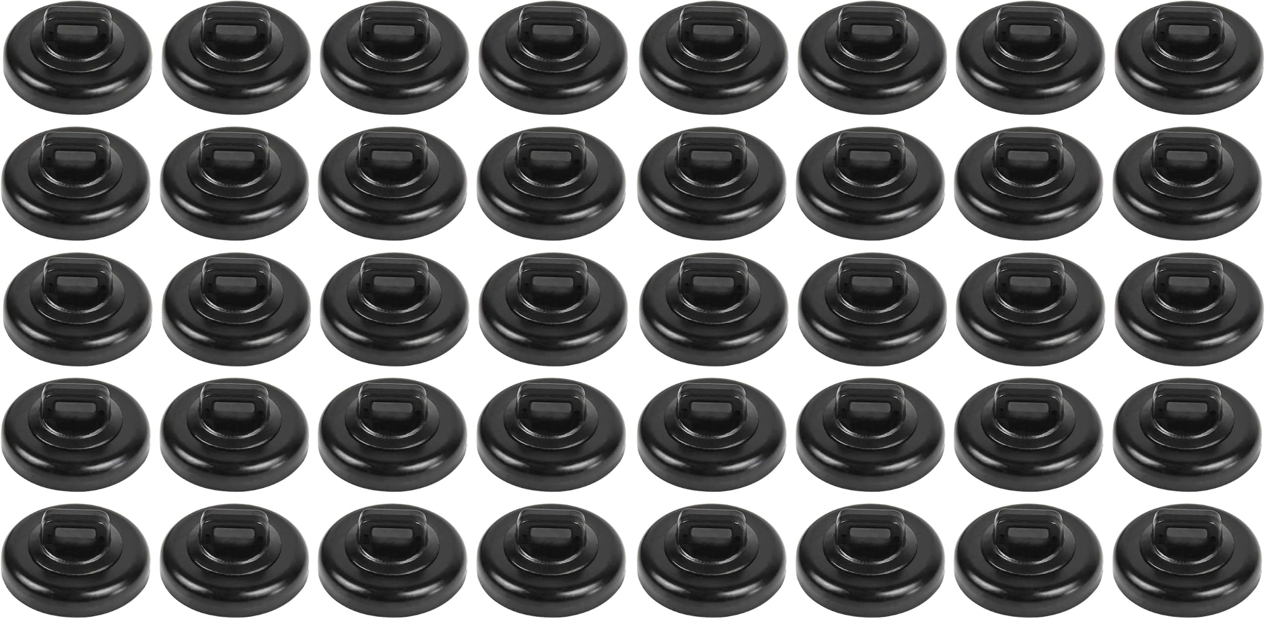 Magnet Zip Tie Mount Clips Magnetic Zip Ties Mount Base Holder Strong Wire Cable Holder Mount Wire Clips Management for Home Office Marine Electrical Wiring (D23 20Pcs) (Pack of 2)