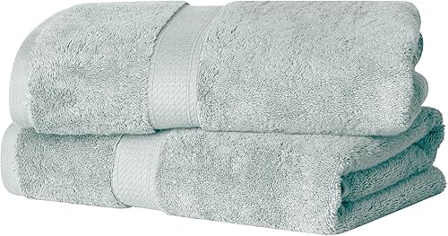 Vista 809 de SUPERIOR - Juego de toallas de algodón egipcio de 28.22 oz/m², incluye 2 toallas de baño, 2 toallas de mano, 2 toallas para la cara, artículos
