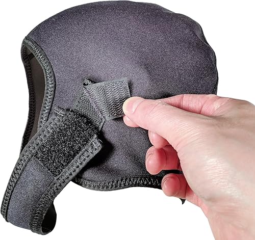 Miniatura 3 de Tilos Gorro ajustable de neopreno recubierto de metal ligero de 0.039 in para surf, surf, kayak, rafting, canoa, esnórquel, natación, sombrero