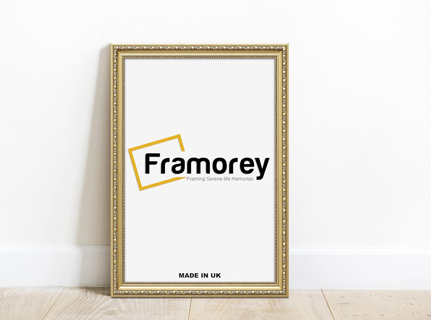 FRAMOREY Shabby Chic Antique Style Picture Frame, 17x11 Inch Size Gold