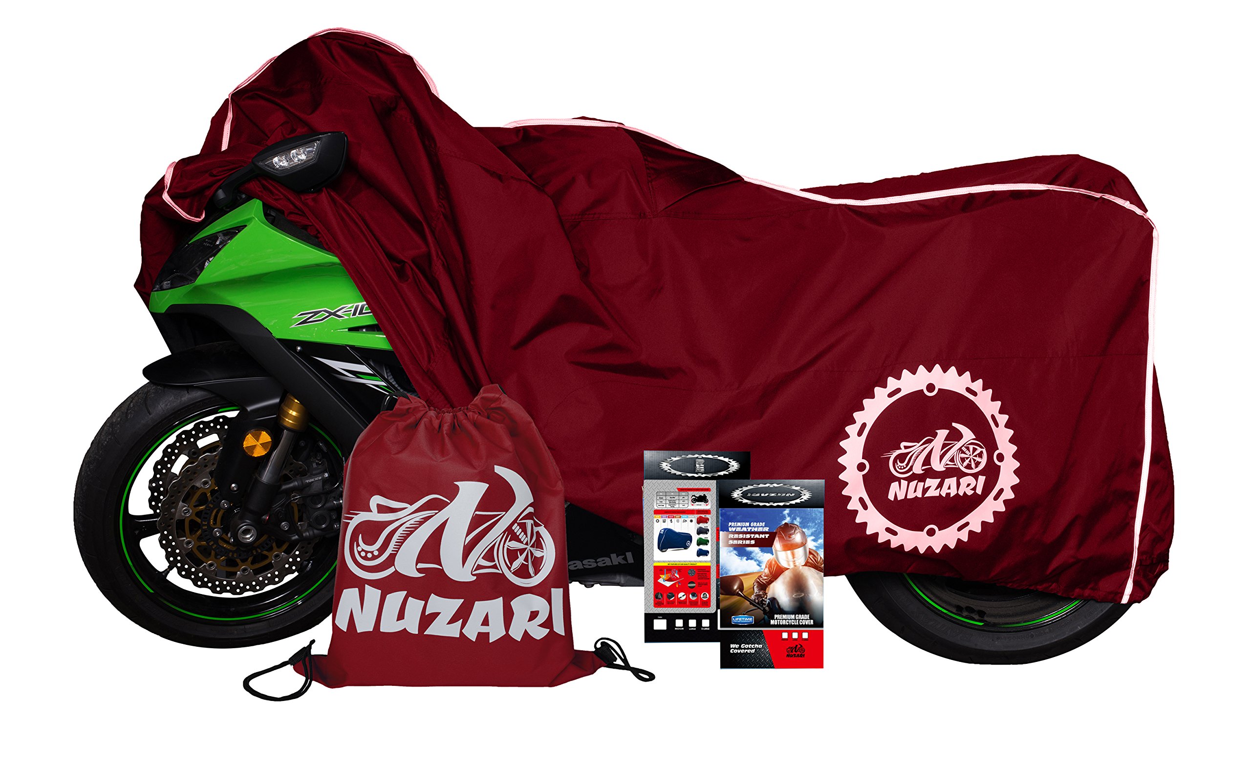 Buy Premium Motorcycle Storage Red Motorcycle Cover Waterproof