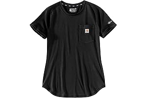 Womens Carhartt Force Relaxed Fit Midweight Pocket T-shirt