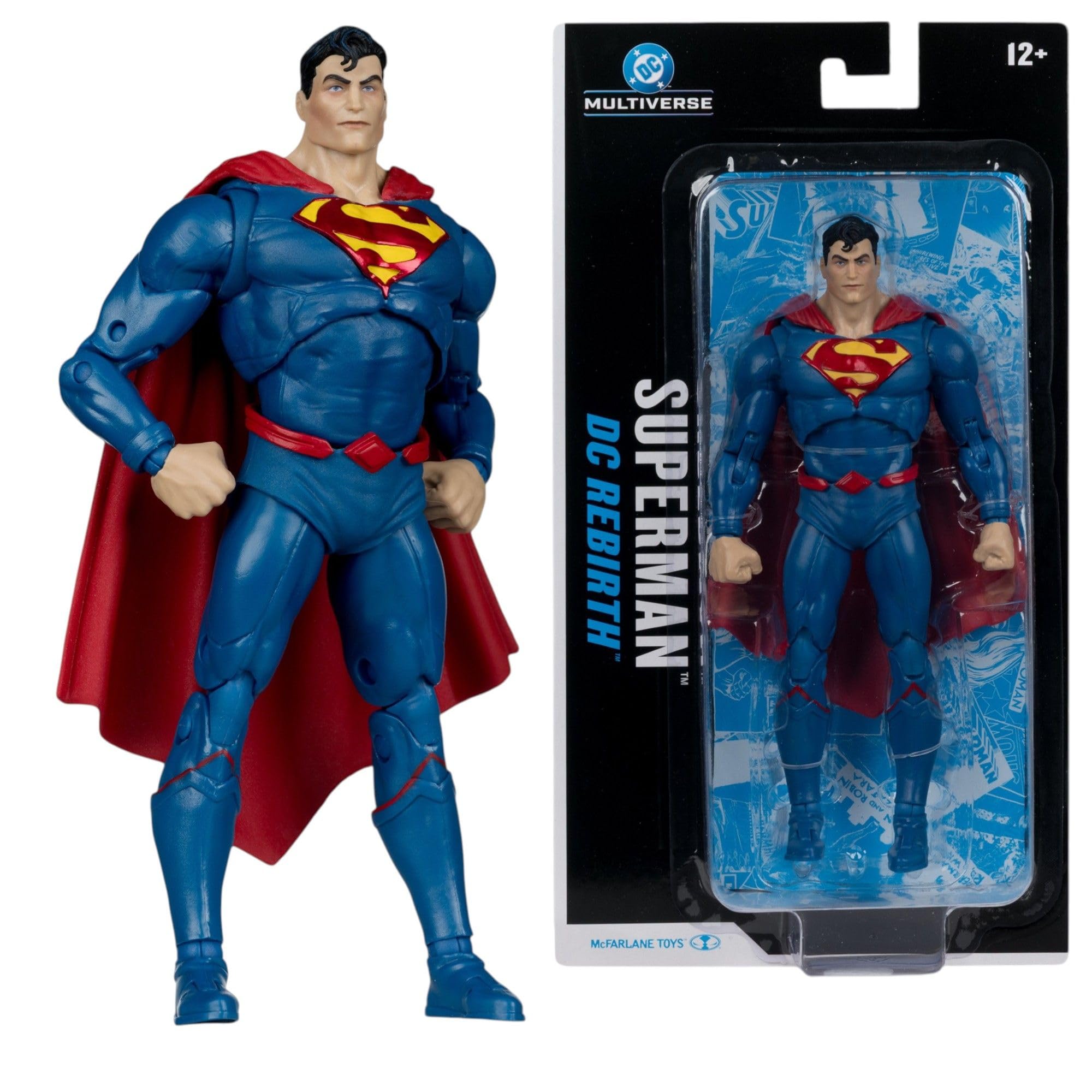 McFarlane DC Multiverse Superman (DC Rebirth) 7in Action Figure Toys (Blister Card)