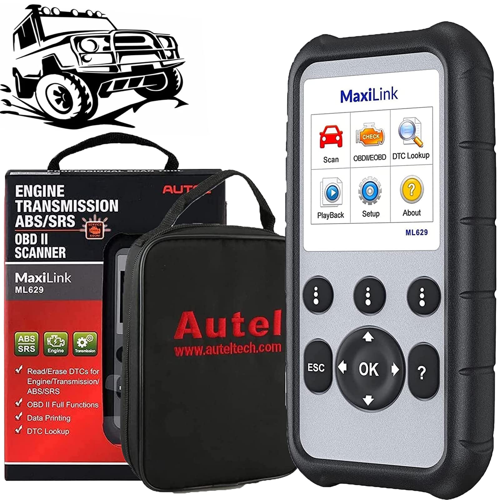 AutelMaxiLink ML629 OBDII SCAN Tool