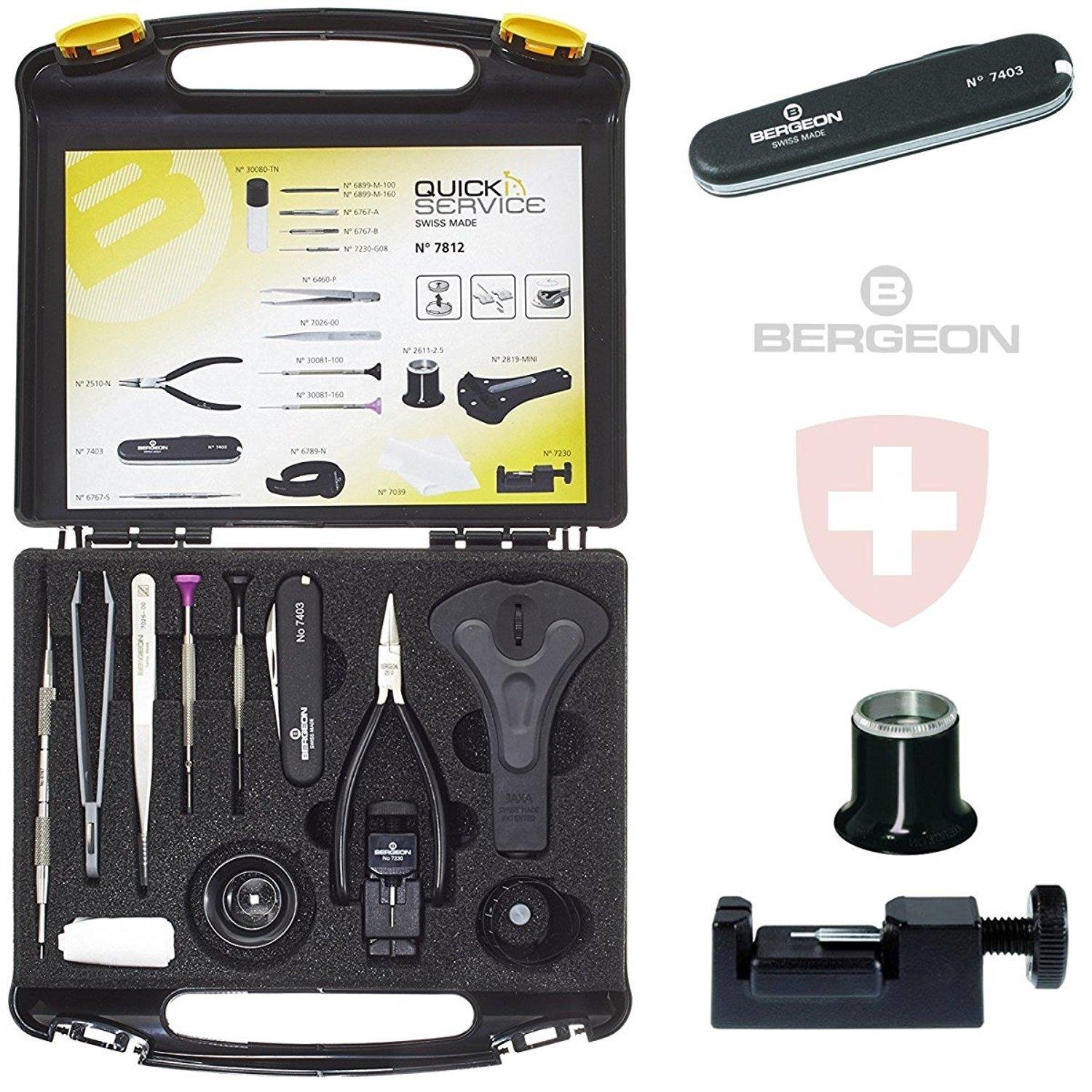 Bergeon - Werkzeugset 7812 Quick Service Plus