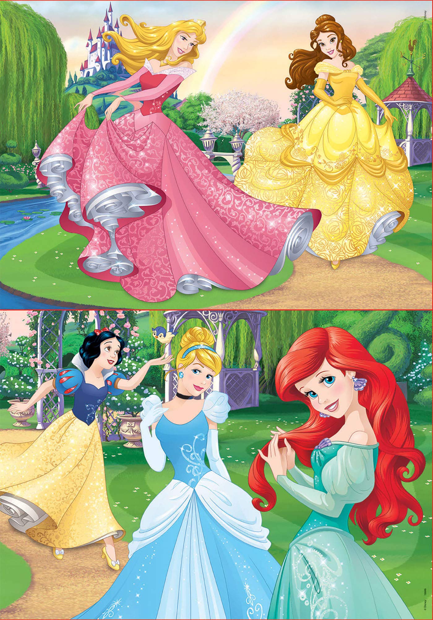 Educa - Puzzle 2x20 pezzi Disney Princess (16846)