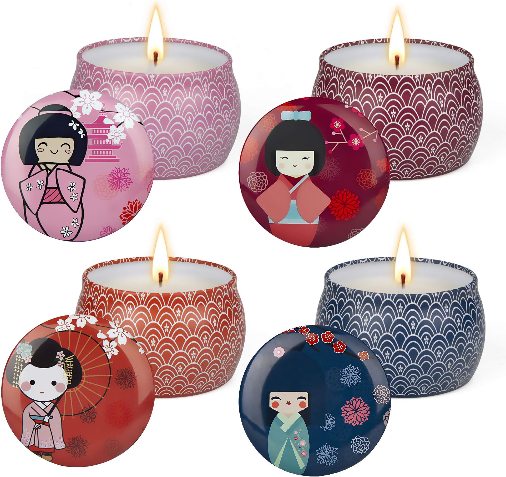 Aromatherapy Candles for Home (4 Pack)