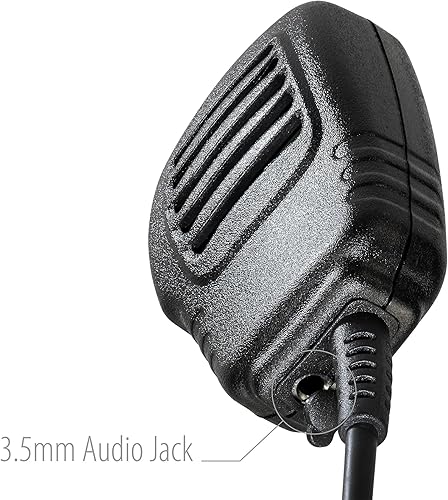 Miniatura 4 de Arrowmax APM100-K2 Micrófono de altavoz compatible con BaoFeng BTECH UV-5R UV-5RA UV-5RE UV-5R3 BF-F8HP UV-82HP Kenwood 2-PIN 2 pines Radios NX-1200