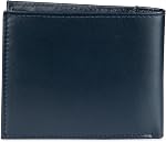Tommy Hilfiger Portefeuille en cuir pour hommes – Petit bifold avec 6 Poches de cartes de crédit et amovibles ID Fenêtre, Marine Cambridge, Taille unique