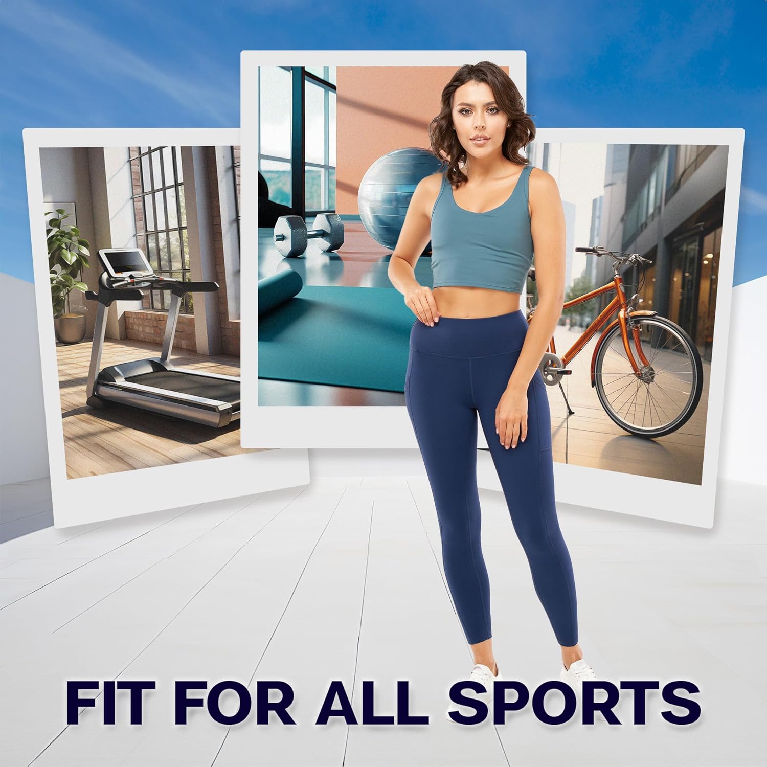 High Waist Tummy Control Butt Lifting Legging, Breathable, Compression, Moisture-Wicking, Ideal for Yoga, Fitness - Image 2