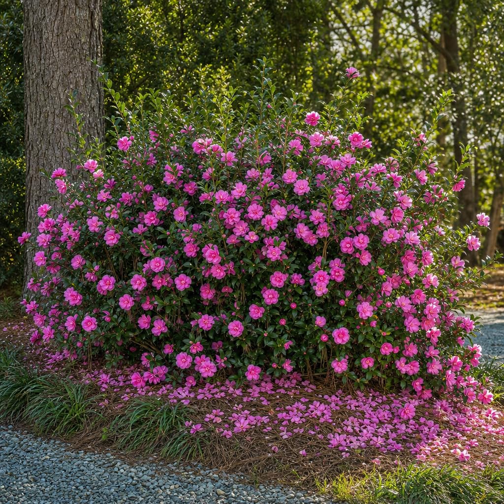 Amazon.com : Camellia Sasanqua Sparkling Burgundy I 1 Extra Large