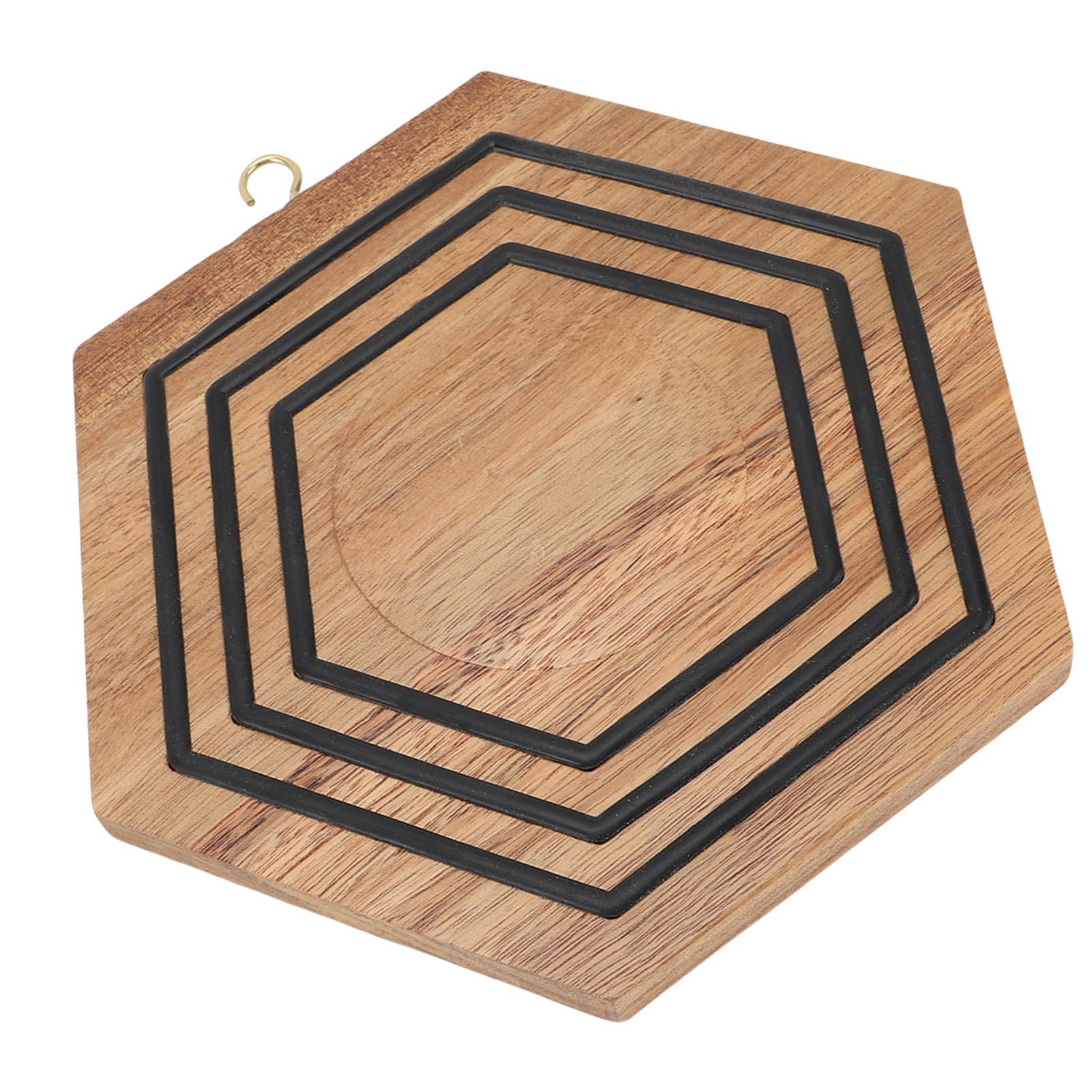 sous-Plat magnétique en Bois Hexagonal, protège-poêles antidérapant