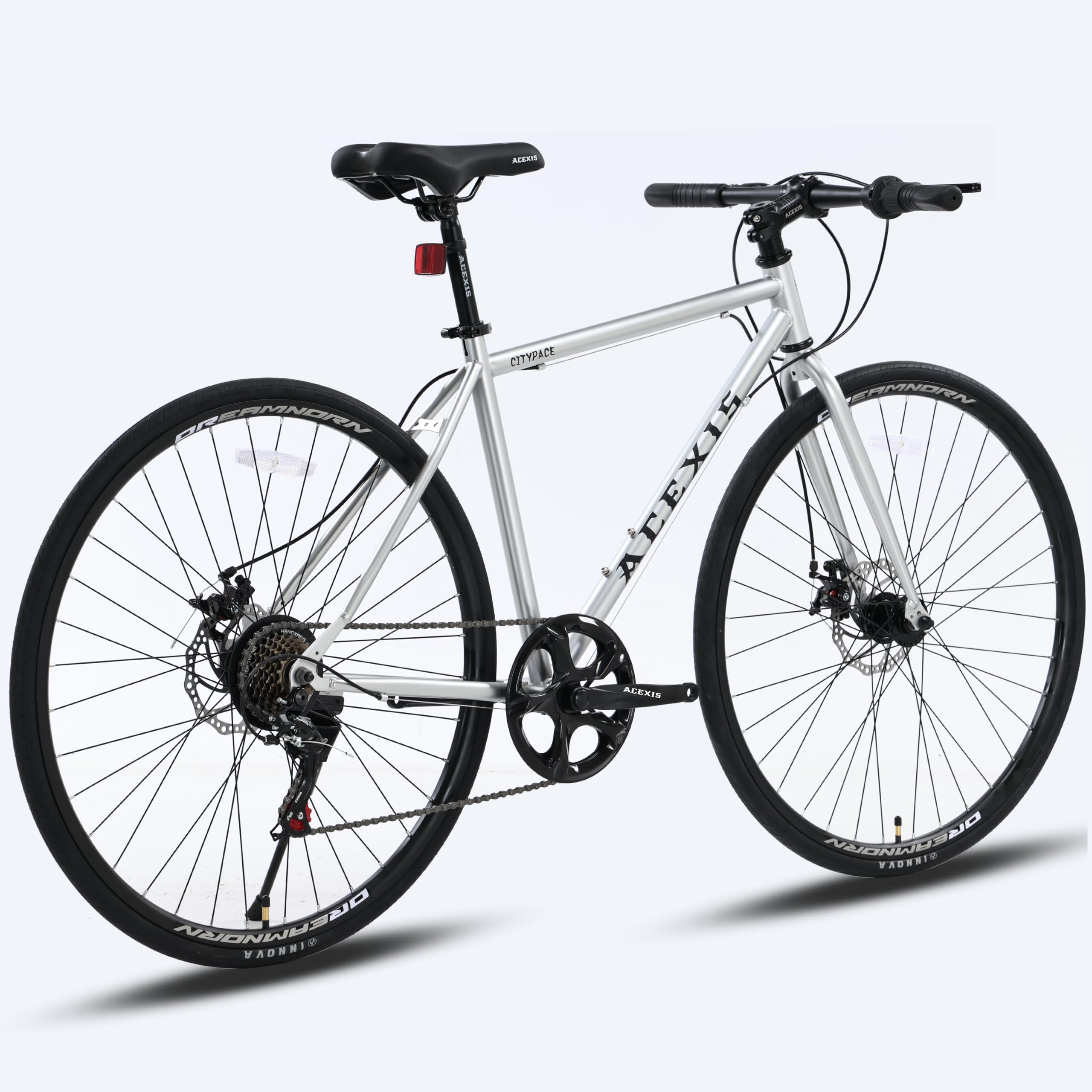 Amazon | ACEXIS クロスバイク 自転車 700C シマノ7段変速 ディスク