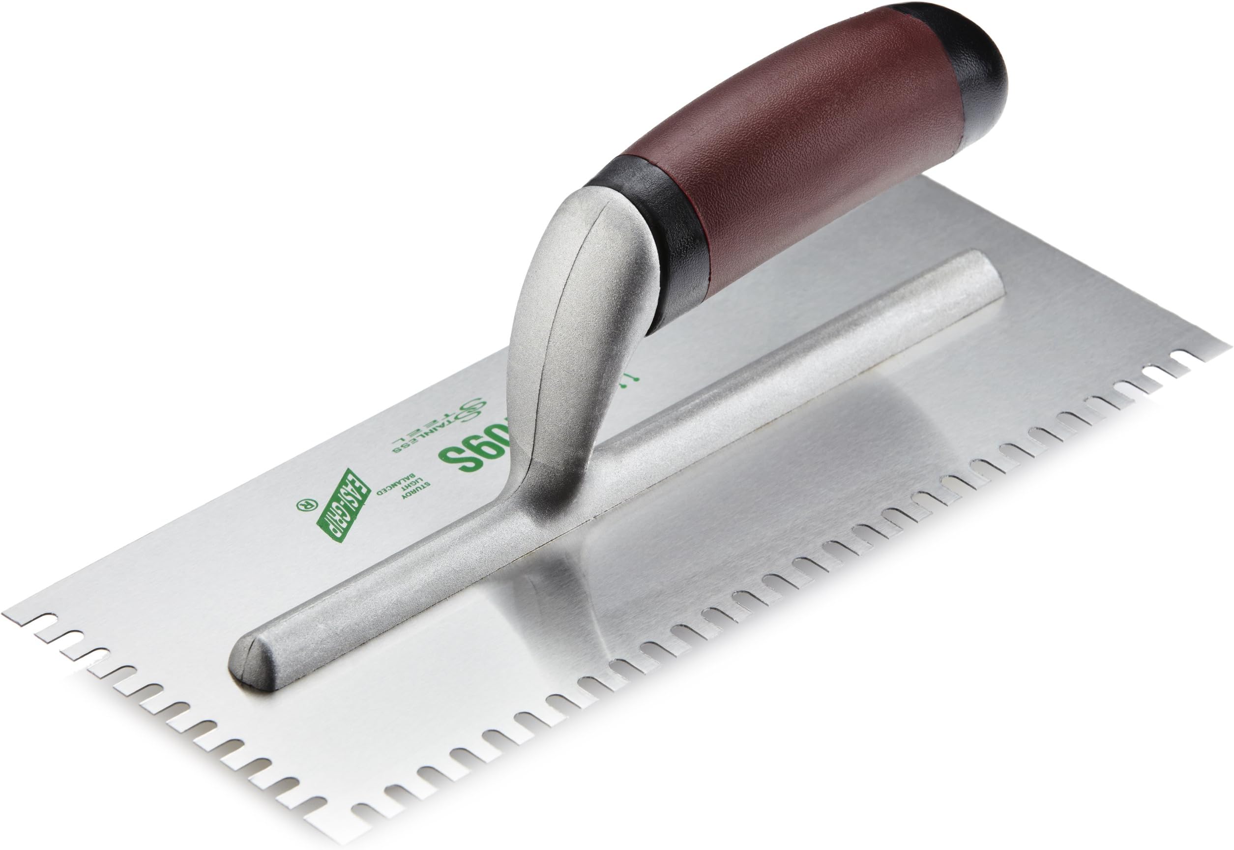 Ragni R409S-4LH Stainless Steel Tiling Trowel with 10mm Serrations