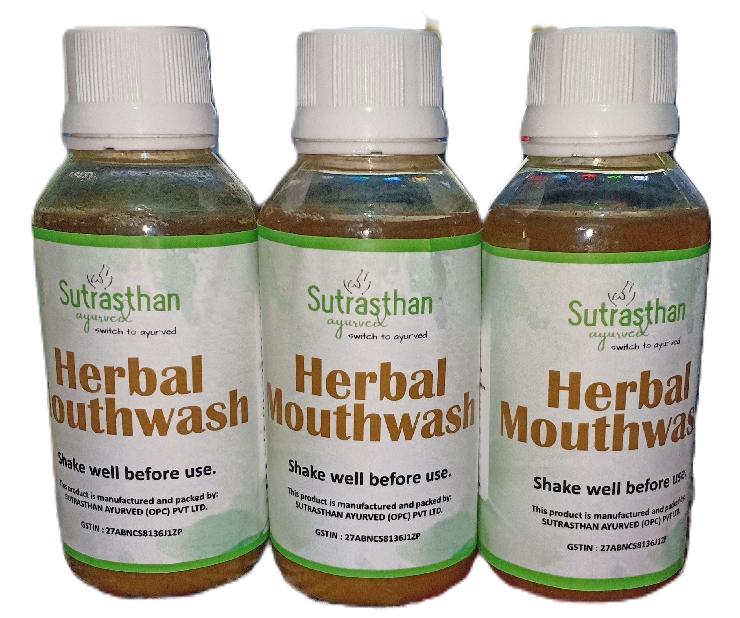 "Organic mouthwash for sensitive gums" 100 ml. (Pack of 3).-picture-10