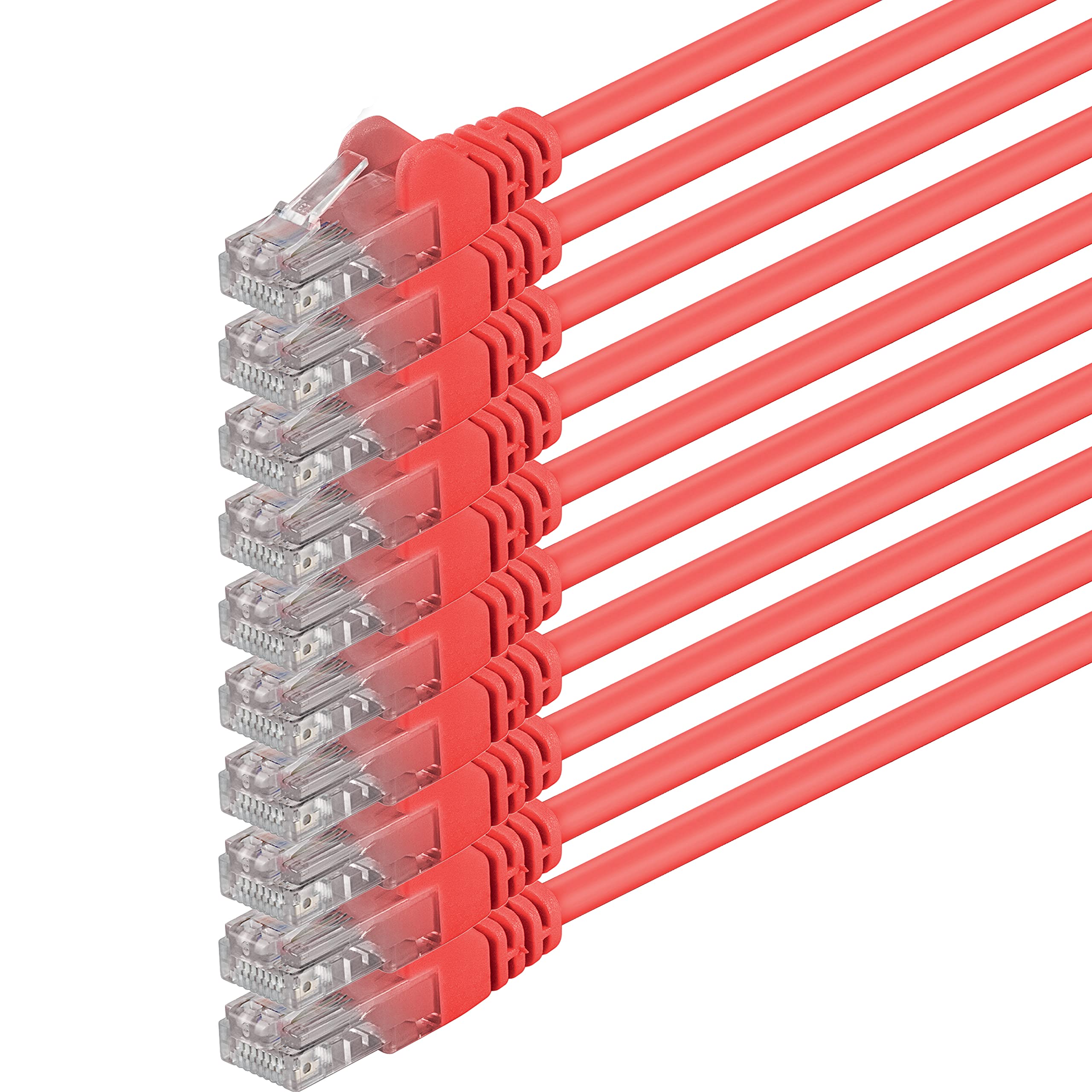 1m - negro - 5 piezas - Cable de red Ethernet con conectores RJ45 CAT6 CAT 6 Cat.6 1000 Mbit/s — view 34