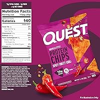 Vista 3 de Quest Nutrition Tortilla Chip de chile dulce picante, 1.1 onzas (paquete de 12)