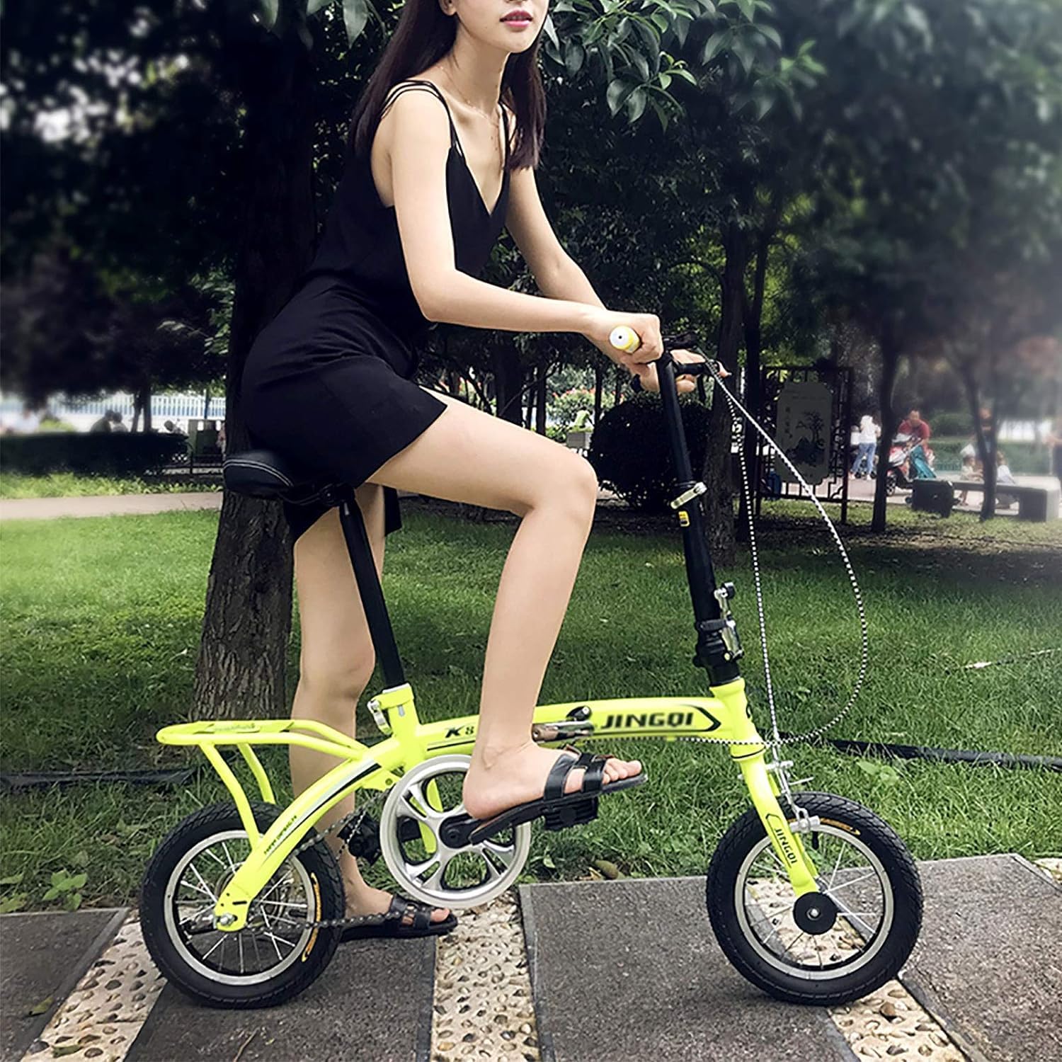 Amazon | 折りたたみ自転車 12 インチ学生自転車大人用コンパクト