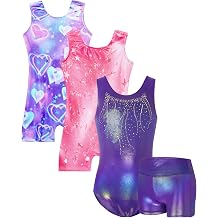 Bundle of Purple and Pink Girls Gymnastics Leotards Size 8-9 Years Old