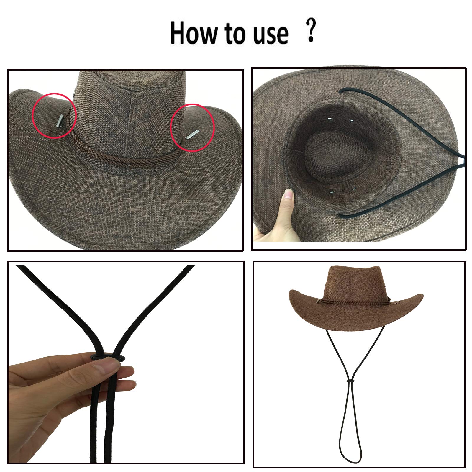3 Clips Pour Chapeau Avec Cordon élastique Et Sangle Mentonnière – Anti-vent, Pour Pêche, Course, Randonnée