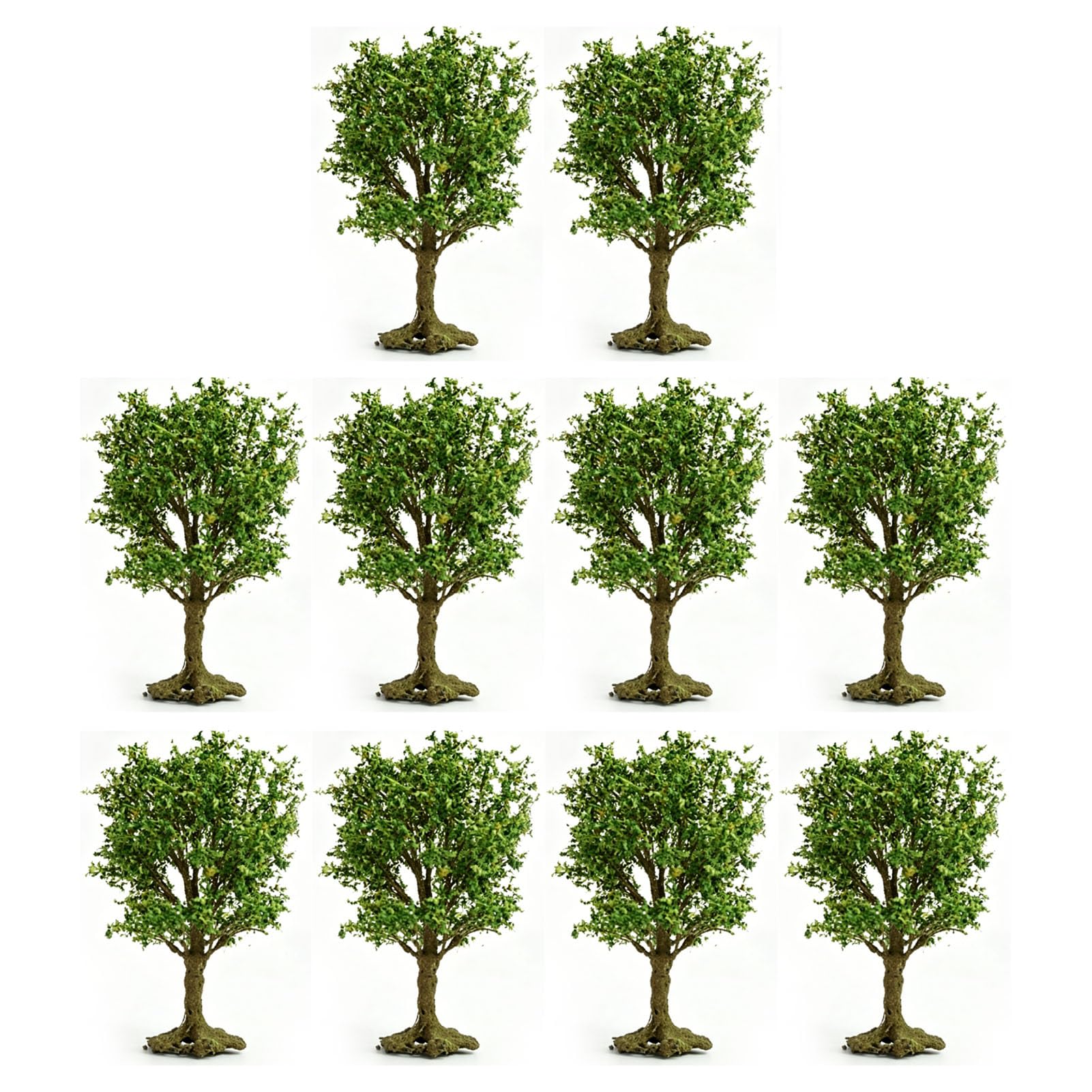 Miniaturowe Drzewka Modelarskie Zestaw 10 Sztuk z Obciążoną