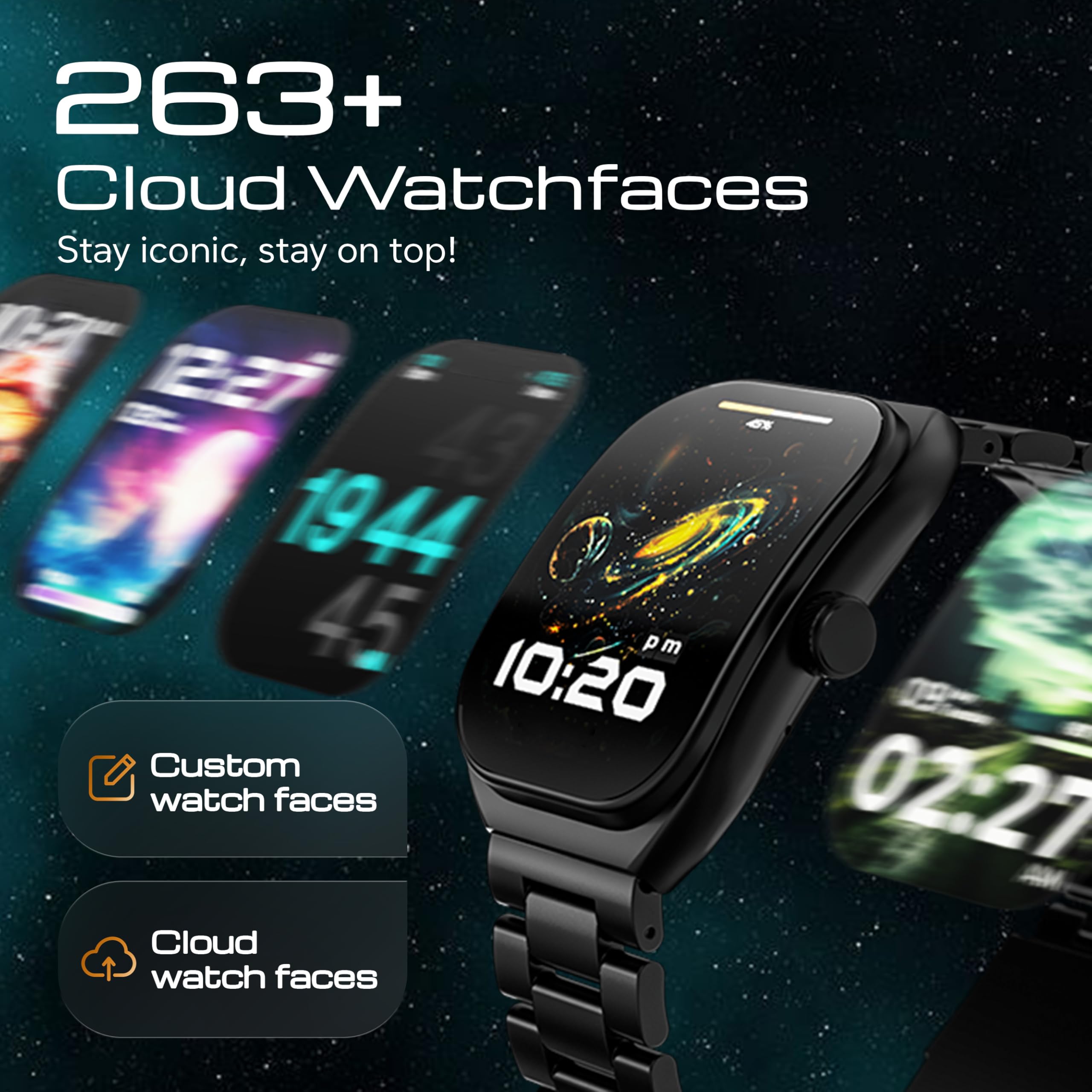 Boult Nowo wprowadzony na rynek smartwatch Trail Pro 2.01'' 3D zakrzywiony wyświetlacz AMOLED, połączenie BT 5.3, jasność 600 nitów, IP68, ponad 250 tarcz zegarków, 123 tryby sportowe, asystent