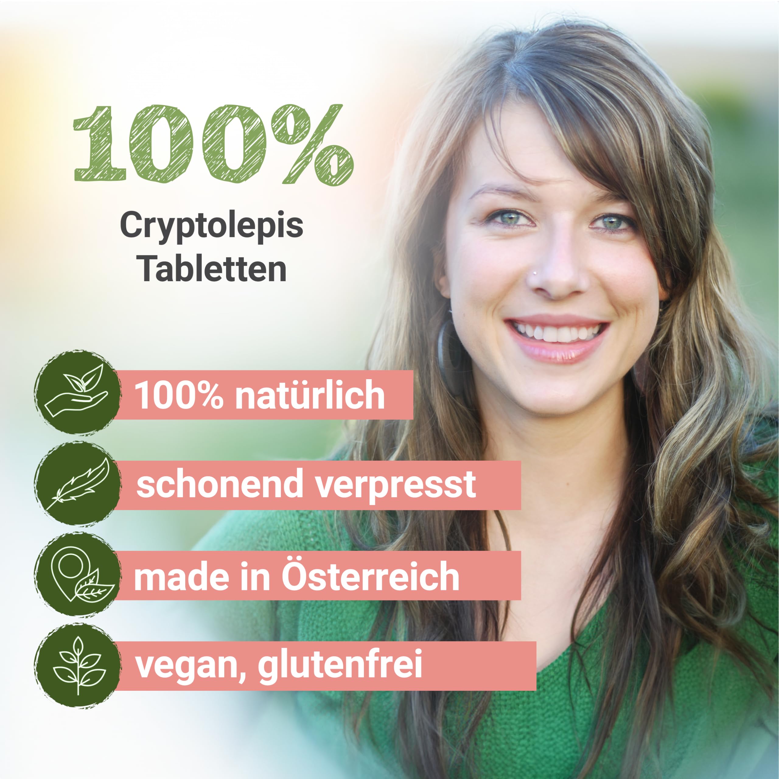 Cryptolepis Tabletten 300mg | 180 Tabletten Cryptolepis sanguinolenta | Top Premium Qualität aus Österreich | Vegane Tabletten statt Kapseln ohne Zusatzstoffe | Gelber Wurmfarn, Ghana-Quinine