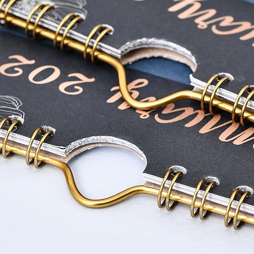 Miniatura 6 de Calendario 2024-2025 - Calendario de pared 2024-2025, julio 2024 a diciembre 2025, 8.5 x 11 pulgadas, encuadernación de doble alambre, gancho para