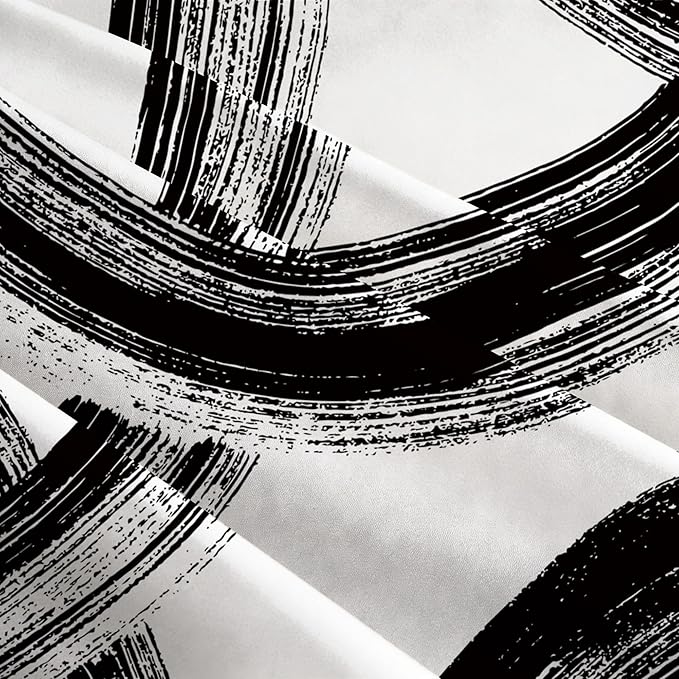 Set 4 Almohadas Decorativas Cuadradas 18x18 Fundas Rayas Neg miniatura 9