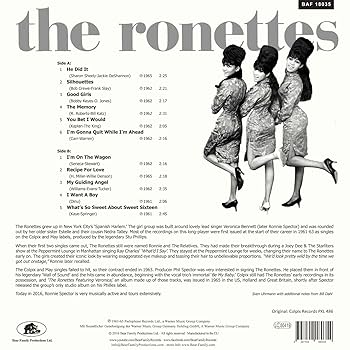 Amazon.co.jp: RONETTES FEATURING VER [Analog]: ミュージック